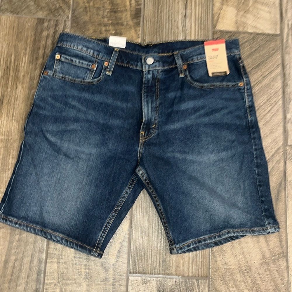 Nwt 412 dark wash blue jean shorts
